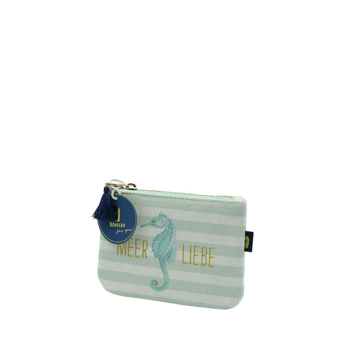 Mini Pouch „Meer Liebe“ | 135x95mm | aus Stoff | Meerzeit