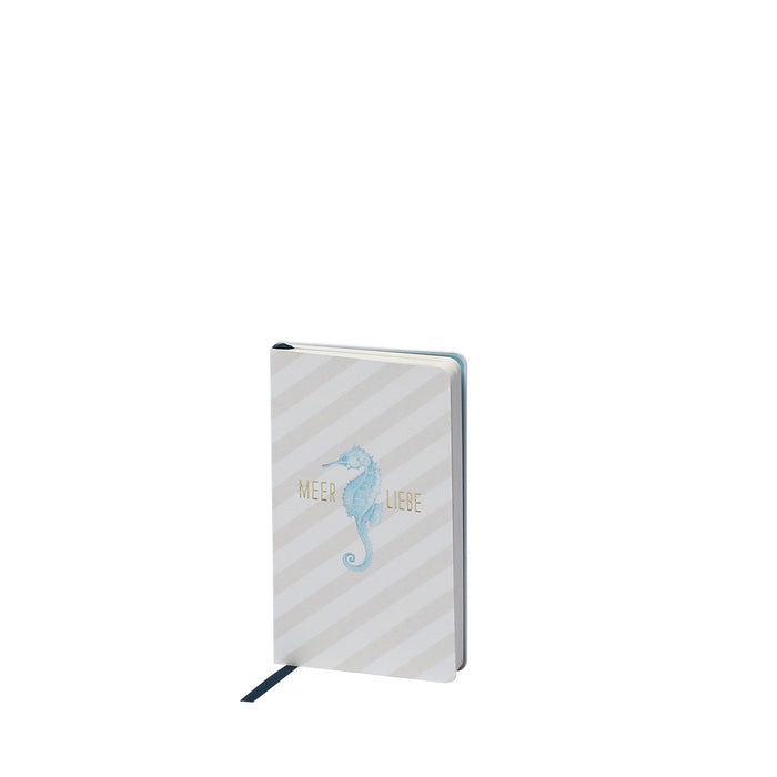 Pocket Notizbuch „Meer Liebe“ | A6 | Soft Cover | Mit Leseband | Meerzeit