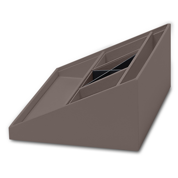 S.O.H.O. Schreibtisch Organizer | Mit 5 Fächern | taupe