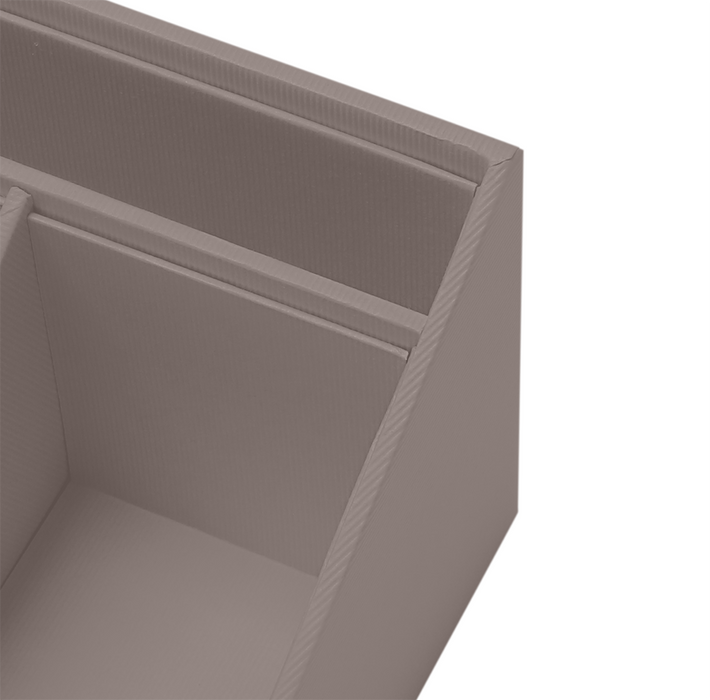 S.O.H.O. Schreibtisch Organizer | Mit 5 Fächern | taupe