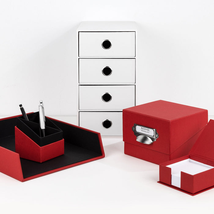 Ablagekorb für A4, Rot