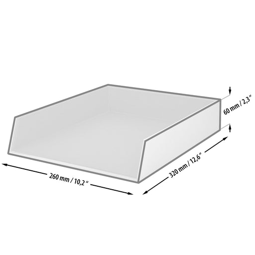 Ablagekorb für A4, Opal