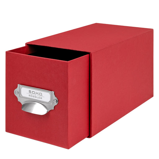 1er Schubladenbox für CDs, Rot