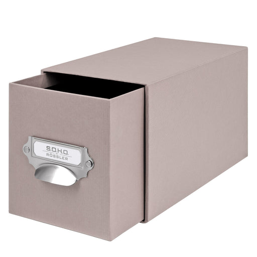 1er Schubladenbox für CDs, Taupe