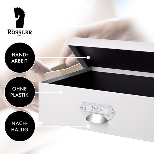 Aufbewahrungsbox mit Griff, Cacao