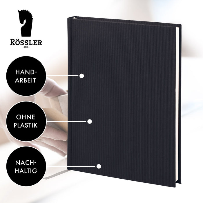 Notizbuch A5, Schwarz