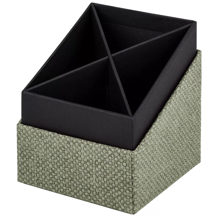 S.O.H.O. Stifteköcher | 4 Fächer | 8,6x10x8,6cm | salbei-grun