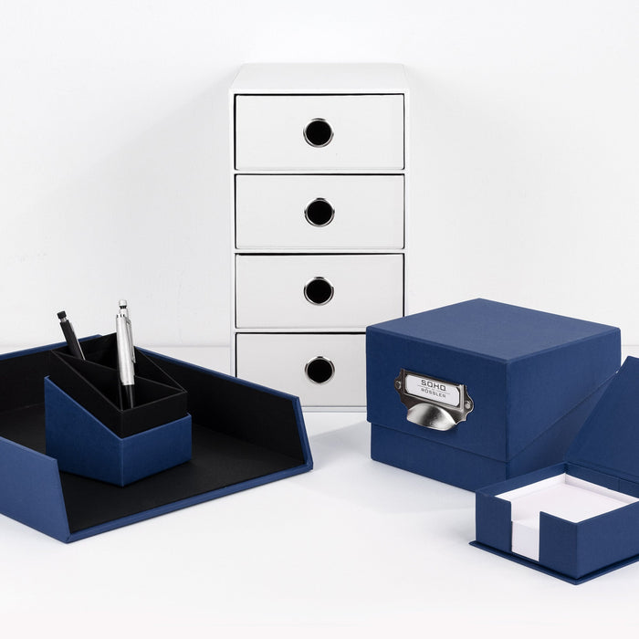 Zettelkasten, Navy-Blau