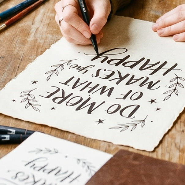 Handlettering: Die Kunst der gemalten Buchstaben