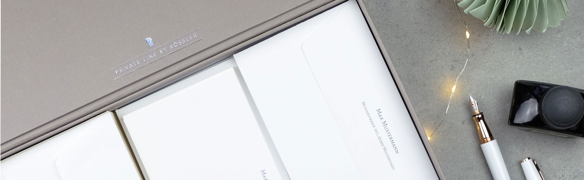 Personalisiertes Briefpapier — Rössler Papier
