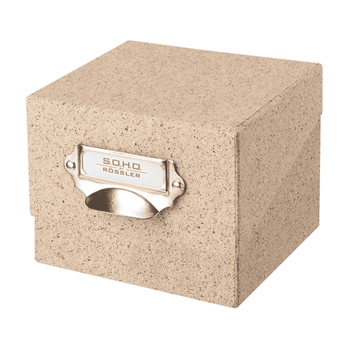 S.O.H.O. Box für Fotos & Karteikarten | A6 | 16,7x12,5cm | cacao