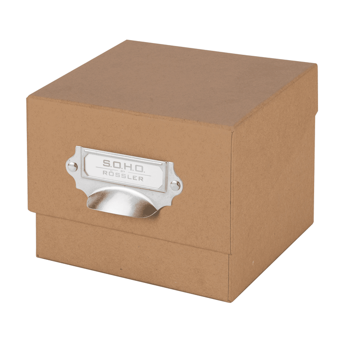 S.O.H.O. Box für Fotos & Karteikarten | A6 | 16,7x12,5cm | kraft