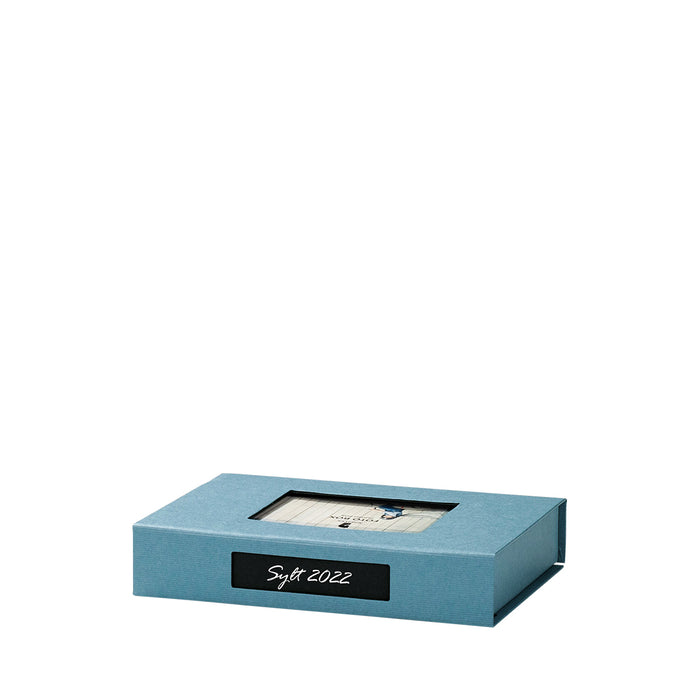 Fotobox | Fotoformat 13x18 | mit Passepartout | denim