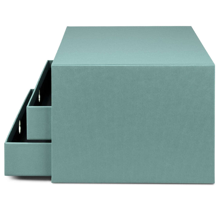3er Schubladenbox für A4, Opal