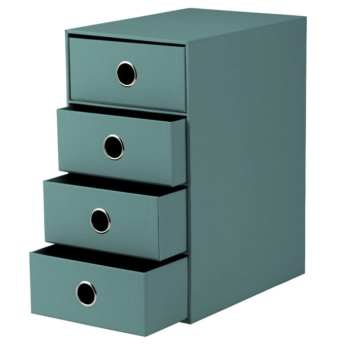 4er Schubladenbox für A5, Opal