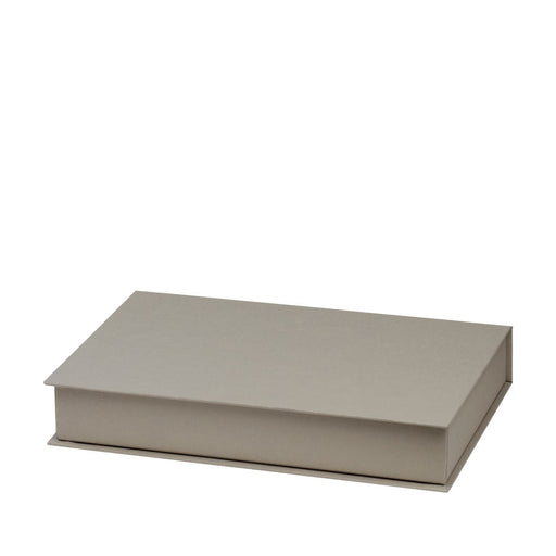 Briefpapierkassette personalisiert, Bütten, Taupe