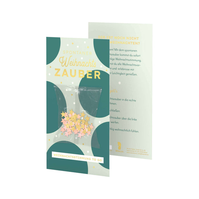 Ho-Ho-Ho, Geschenkkarte, Weihnachtszauber - 90x160mm, mit Gimmick