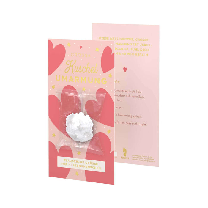 Ho-Ho-Ho, Geschenkkarte, Kuschelumarmung - 90x160mm, mit Gimmick