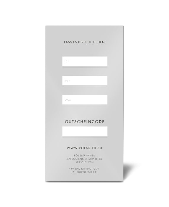 Rössler Geschenkgutschein 20 EURO zum Ausdrucken