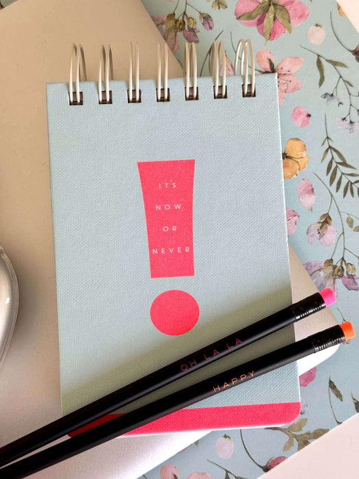Bleistift „Neon“ | 3er Set mit Spruch & Radiergummi | pink, orange, gelb