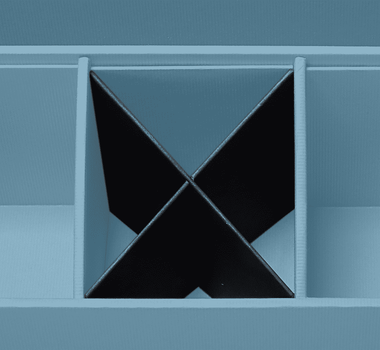S.O.H.O. Schreibtisch Organizer | Mit 5 Fächern | denim