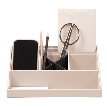 S.O.H.O. Schreibtisch Organizer | Mit 5 Fächern | powder