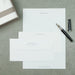Briefpapierkassette personalisiert, Creme Inhalt, Taupe