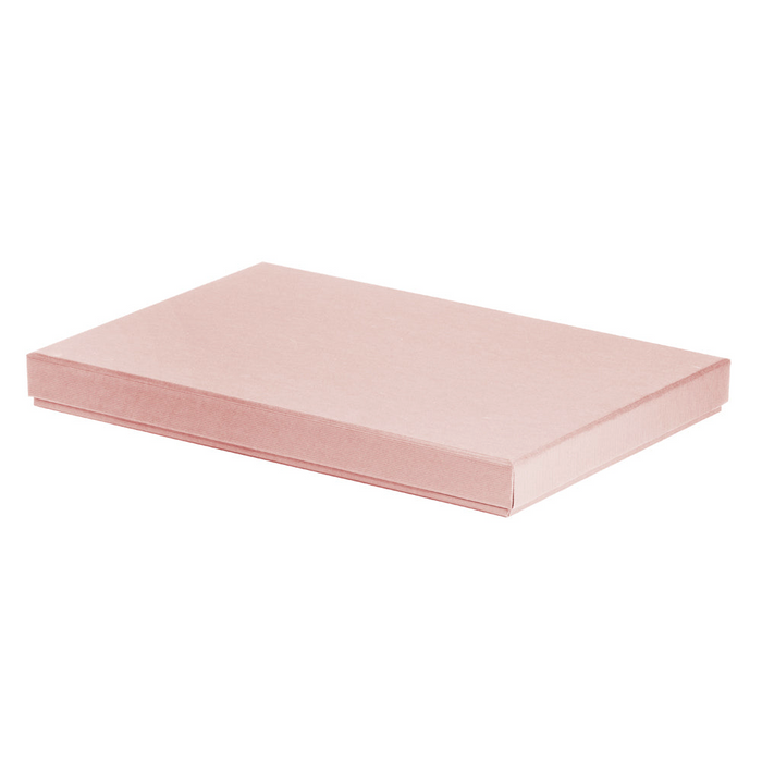 Box flach | A4 | Geschenke & Fotos | Mit Deckel | powder-rosa