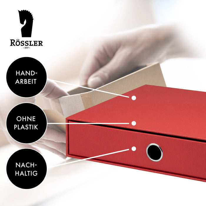 1er Schubladenbox für A4, Rot