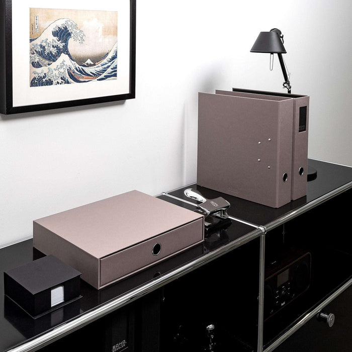 1er Schubladenbox für A4, Taupe