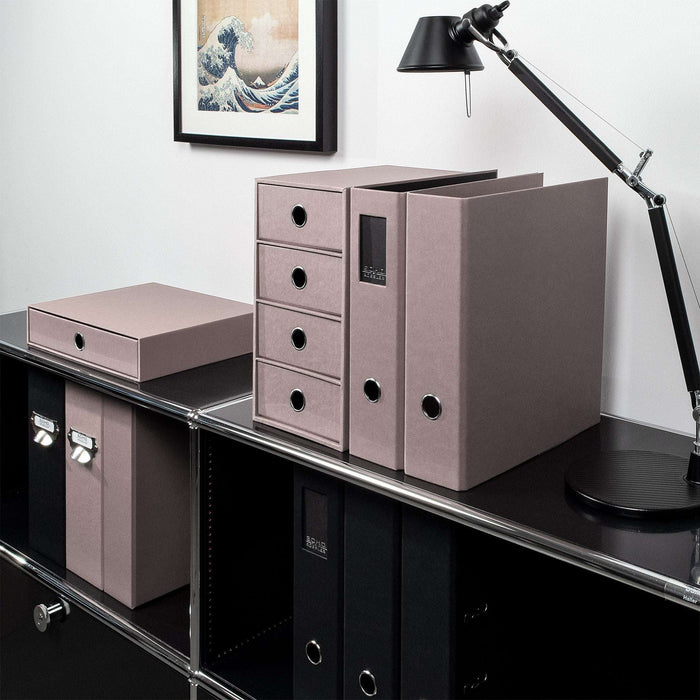 1er Schubladenbox für A4, Taupe