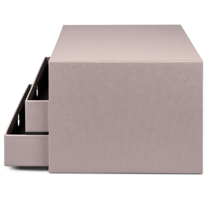 3er Schubladenbox für A4, Taupe