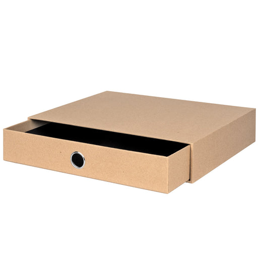 1er Schubladenbox für A4, Kraft