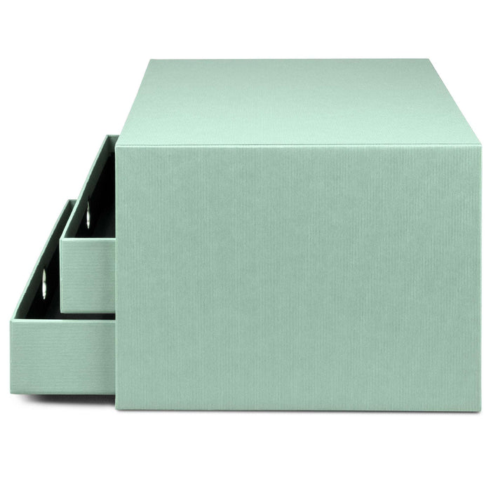 3er Schubladenbox für A4, Mint