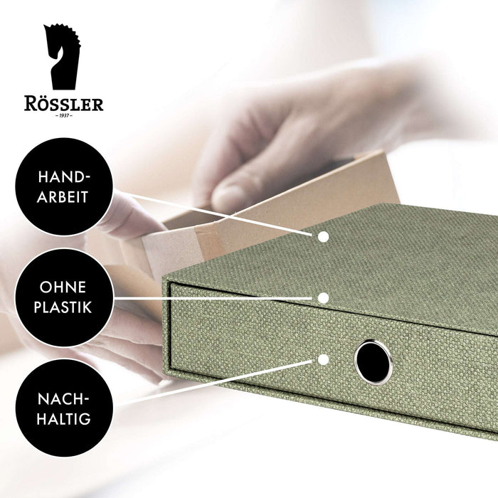 1er Schubladenbox für A4, Salbei-Grün