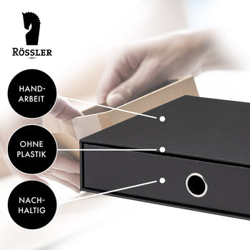 1er Schubladenbox für A4, schwarz