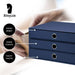 3er Schubladenbox für A4, Navy-Blau