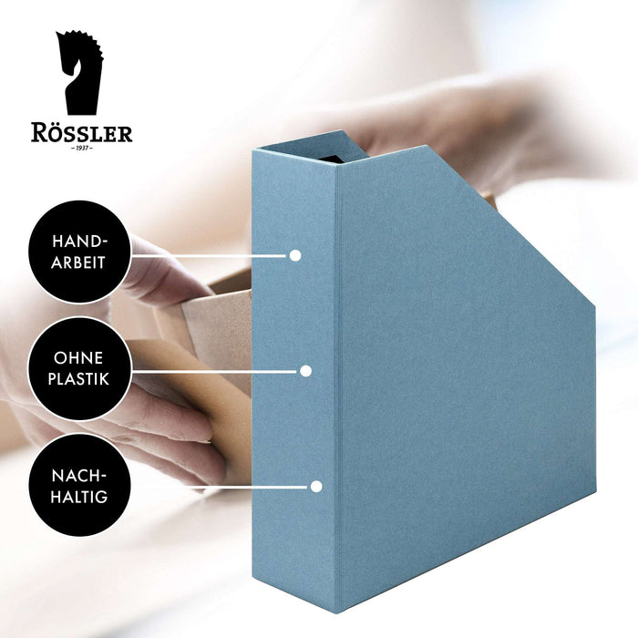 Stehsammler für A4, Denim-Blau