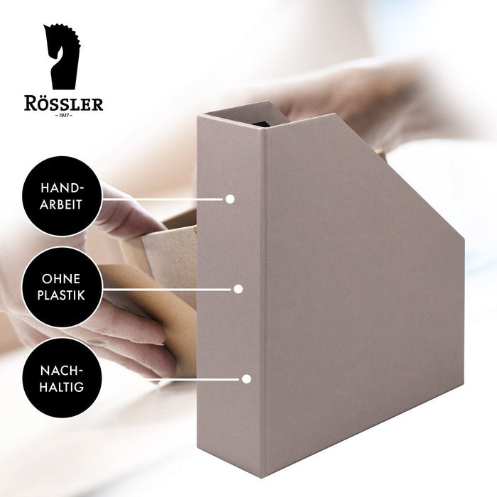 Stehsammler für A4, Taupe