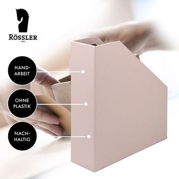 Stehsammler für A4, Powder-Rosa