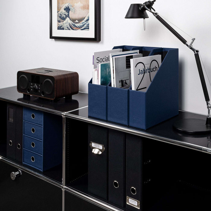 Stehsammler für A4, Navy-Blau