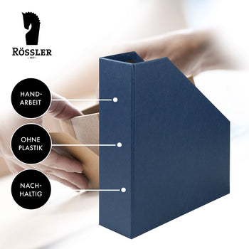 Stehsammler für A4, Navy-Blau