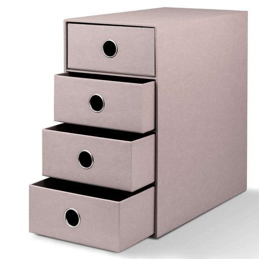 4er Schubladenbox für A5, Taupe