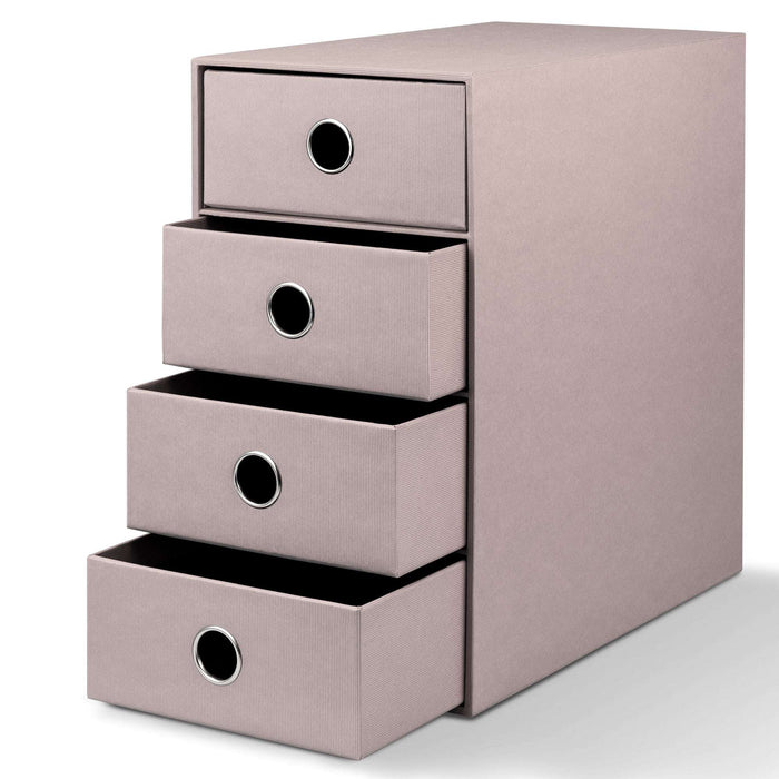 4er Schubladenbox für A5, Taupe