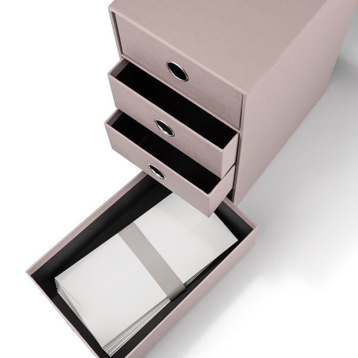 4er Schubladenbox für A5, Taupe