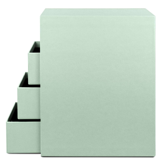 4er Schubladenbox für A5, Mint