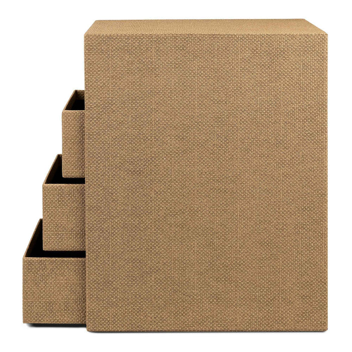 4er Schubladenbox für A5, Haselnuss-Braun