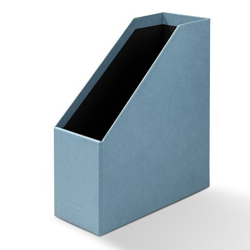 Stehsammler mit Griff für A4, Denim-Blau