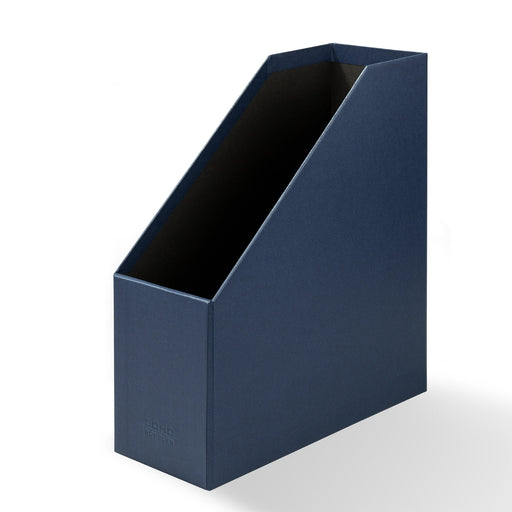 Stehsammler mit Griff für A4, Navy-Blau