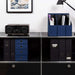 Stehsammler mit Griff für A4, Navy-Blau